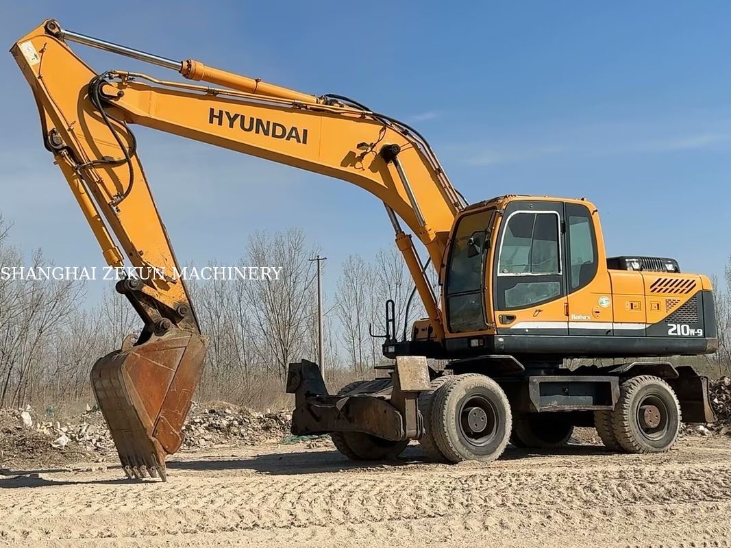 2014 현대 R210W-9 21 톤 바퀴 발굴기 건설 프로젝트에 적합