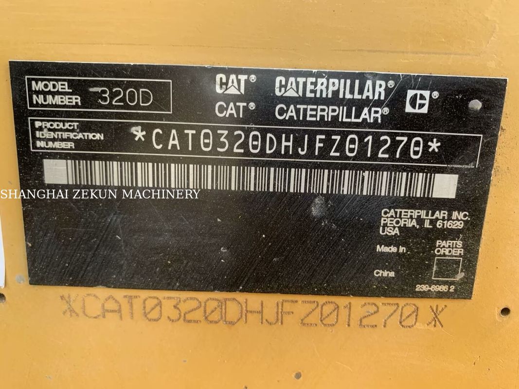 2020 Cat 320D2L 발굴기 21 톤 단위 5238 시간 중량 프로젝트