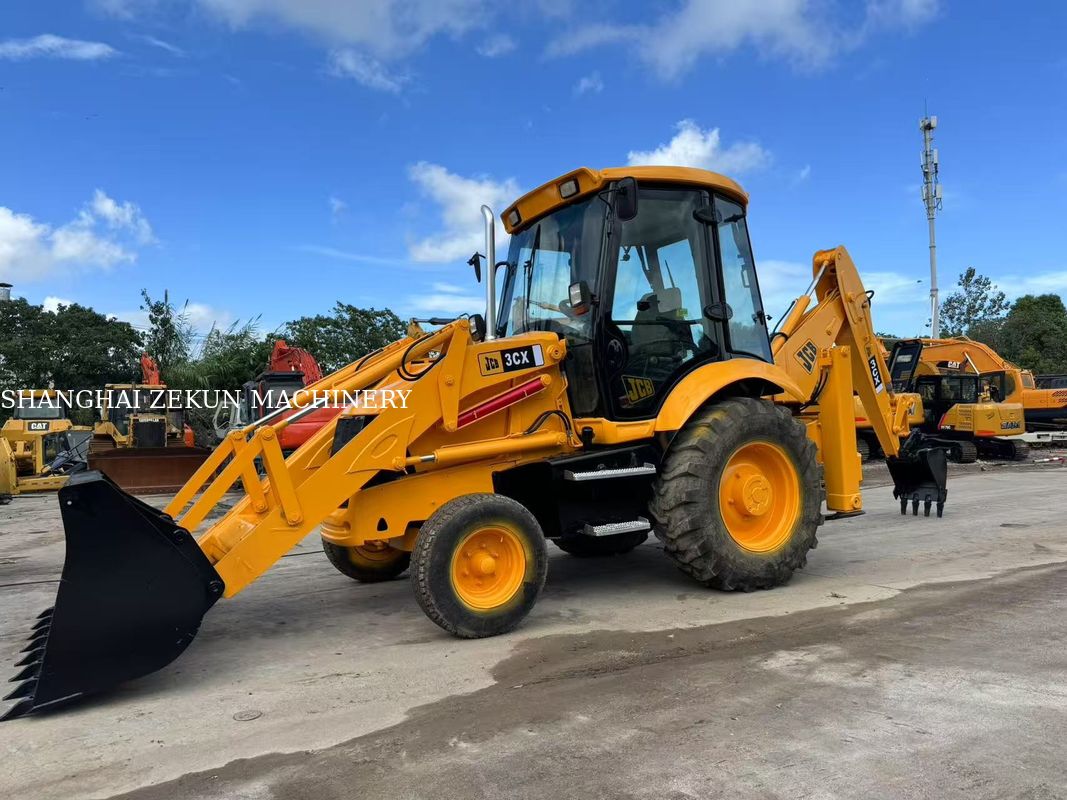 2001년 JCB 3CX 백호 로더 굴삭기, 95 L/min 유압 시스템 유량