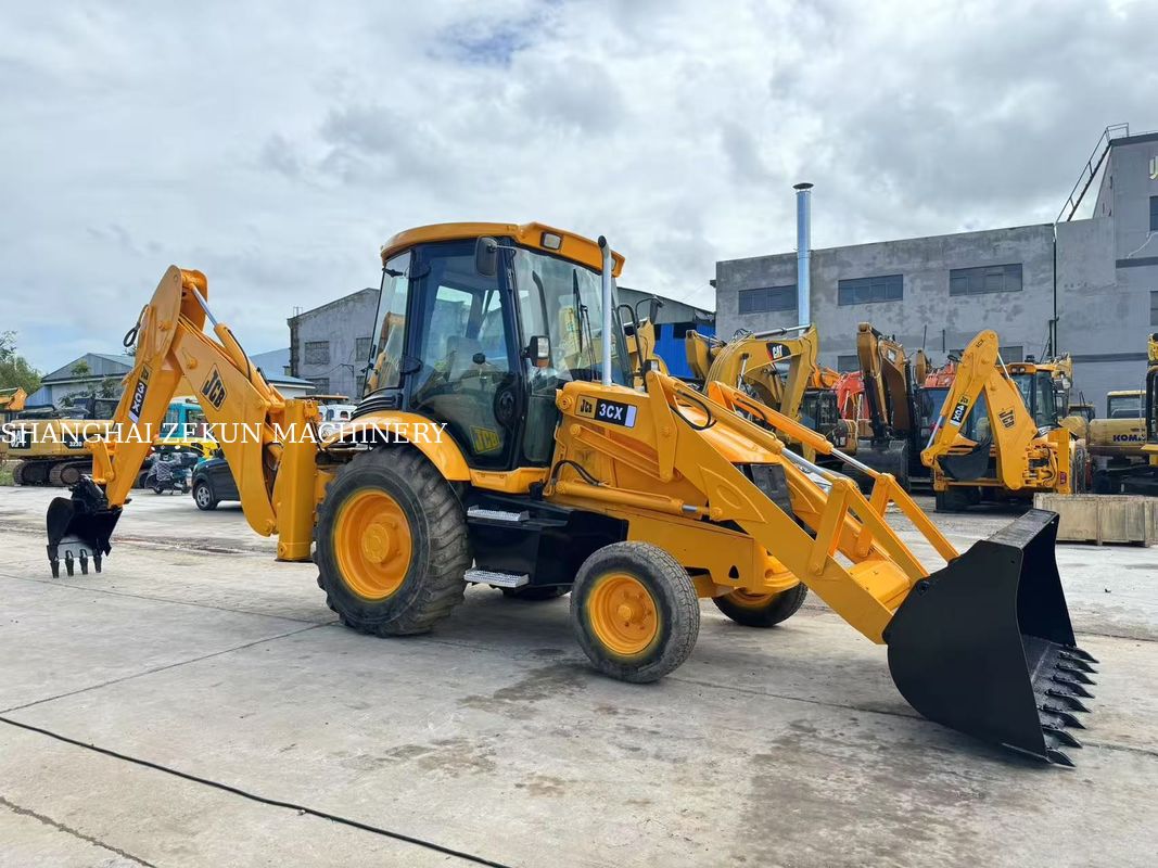 2001년 JCB 3CX 백호 로더 굴삭기, 95 L/min 유압 시스템 유량