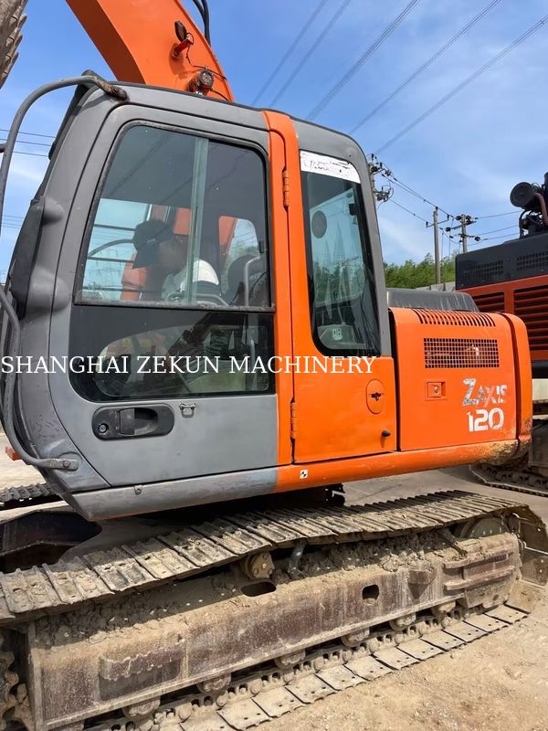 히타치 ZX120-6 굴삭기 중고, 2.5m 암 길이 및 210mm 최대 덤핑 높이, 11158시간