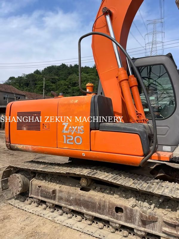 히타치 ZX120-6 굴삭기 중고, 2.5m 암 길이 및 210mm 최대 덤핑 높이, 11158시간