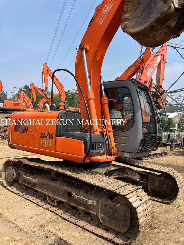 중고 히타치 ZX130-6 굴삭기, 11053시간, 4.6m 붐 길이, 34.3 MPa 유압