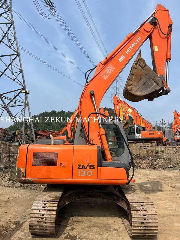 중고 히타치 ZX130-6 굴삭기, 11053시간, 4.6m 붐 길이, 34.3 MPa 유압