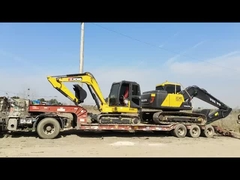 키르기스스탄 - 1대의 XCMG XE60DA 및 1대의 Volvo EC140
